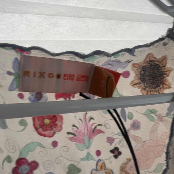 Ciao Lucia Pink and Orange Ruffled Tiered Sundress - Picture 7 of 9